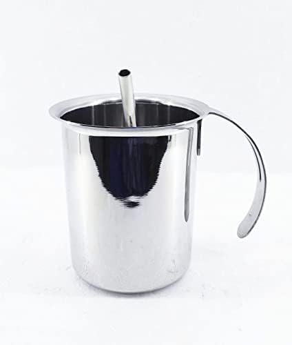 STAINLESS STEEL GLASS WITH STRAW & HANDLE - KIDS