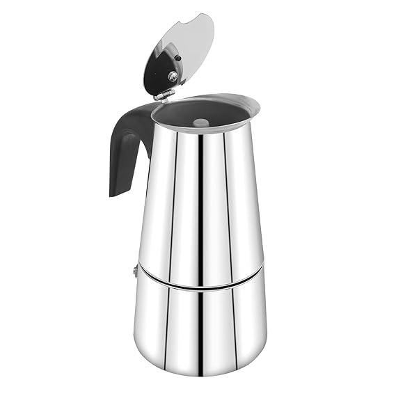 COFFEE PERCOLATOR STAINLESS STEEL - 4CUPS