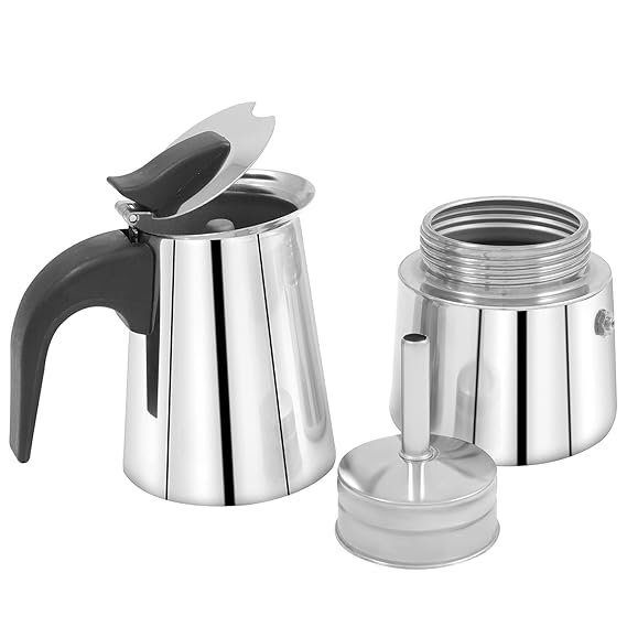 COFFEE PERCOLATOR STAINLESS STEEL - 4CUPS