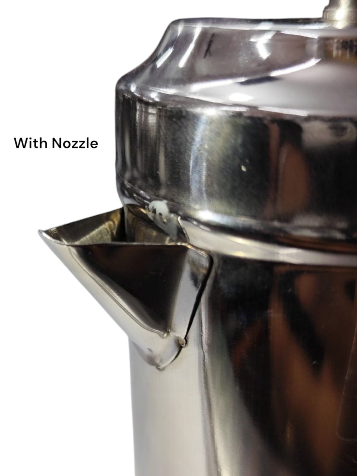 GHEE POT STAINLESS STEEL WITH HANDLE - 200ML