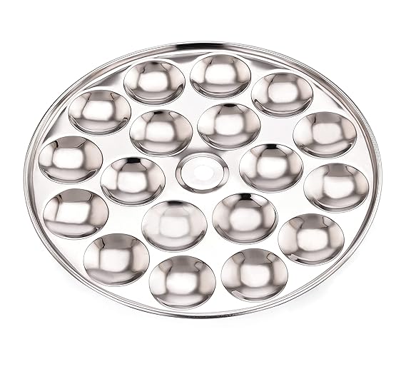 MINI IDLI PLATE STAINLESS STEEL - 18 MINI IDLI