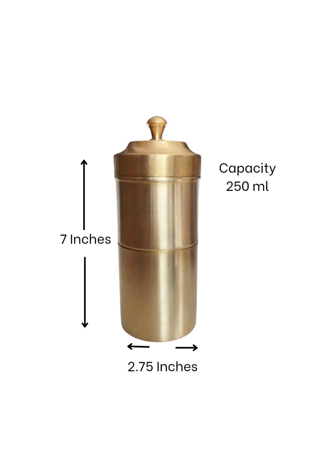 Buy Premium Brass Coffee Filter Online | Traditional South Indian Filter Coffee Maker