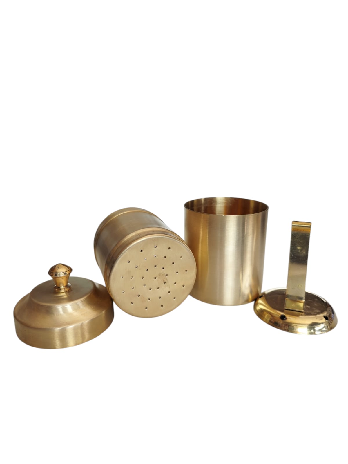 Buy Premium Brass Coffee Filter Online | Traditional South Indian Filter Coffee Maker