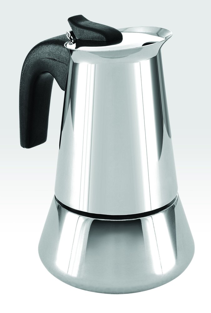 COFFEE PERCOLATOR STAINLESS STEEL - 4CUPS