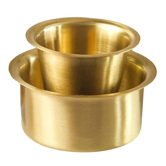 COFFEE GLASS WITH DABARA BRASS - 120ML