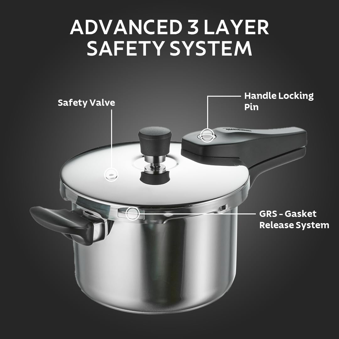 TRIPLY COOKER STAINLESS STEEL - TRAMONTINA - 5.5 LTR