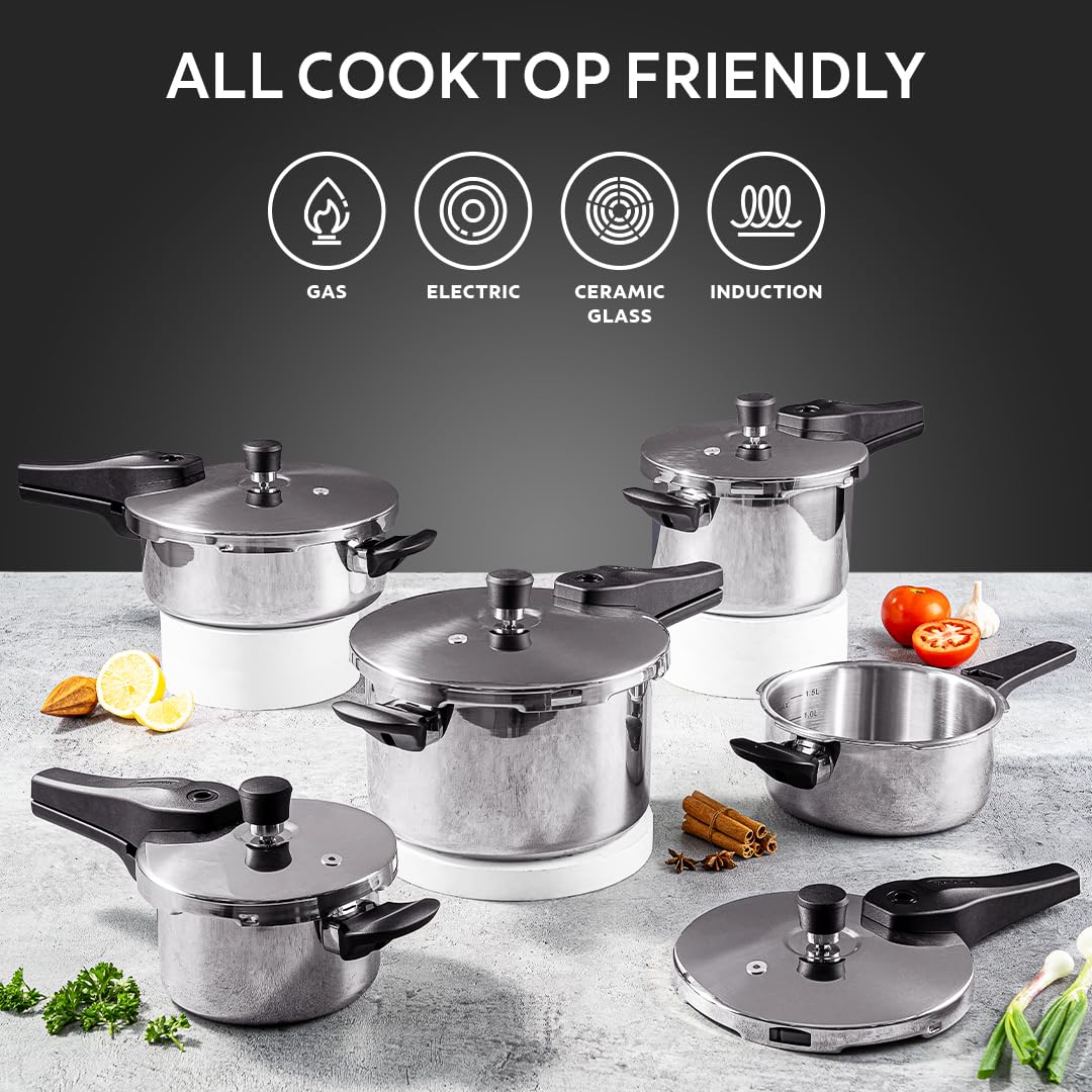 TRIPLY COOKER STAINLESS STEEL - TRAMONTINA - 2.5 LTR