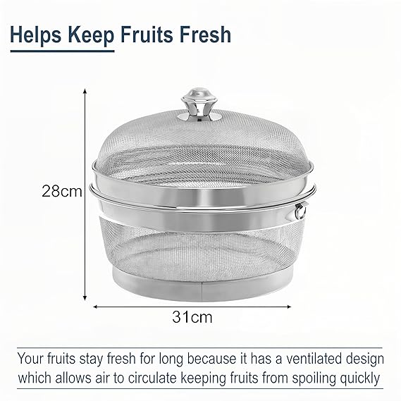 FRUIT BASKET STAINLESS STEEL - BIG