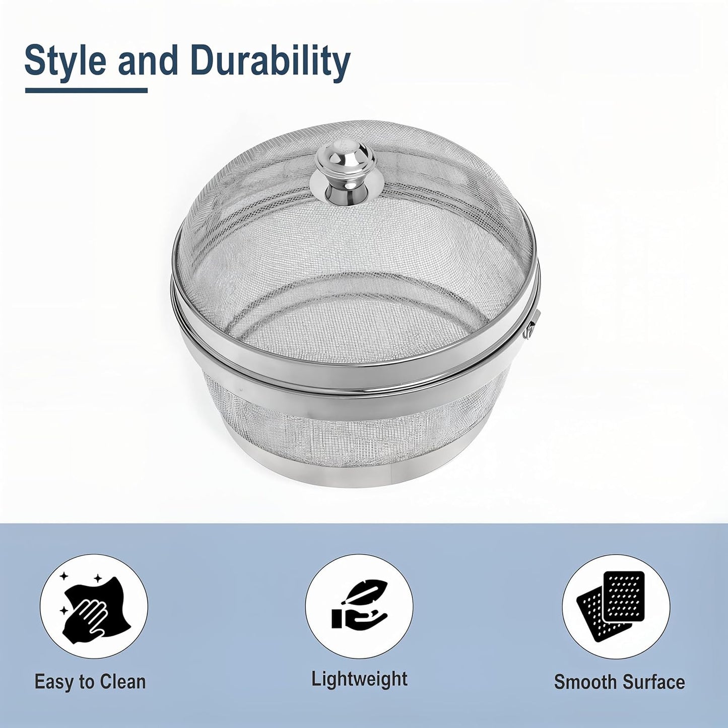 FRUIT BASKET STAINLESS STEEL - BIG