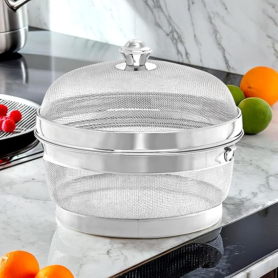 FRUIT BASKET STAINLESS STEEL - BIG