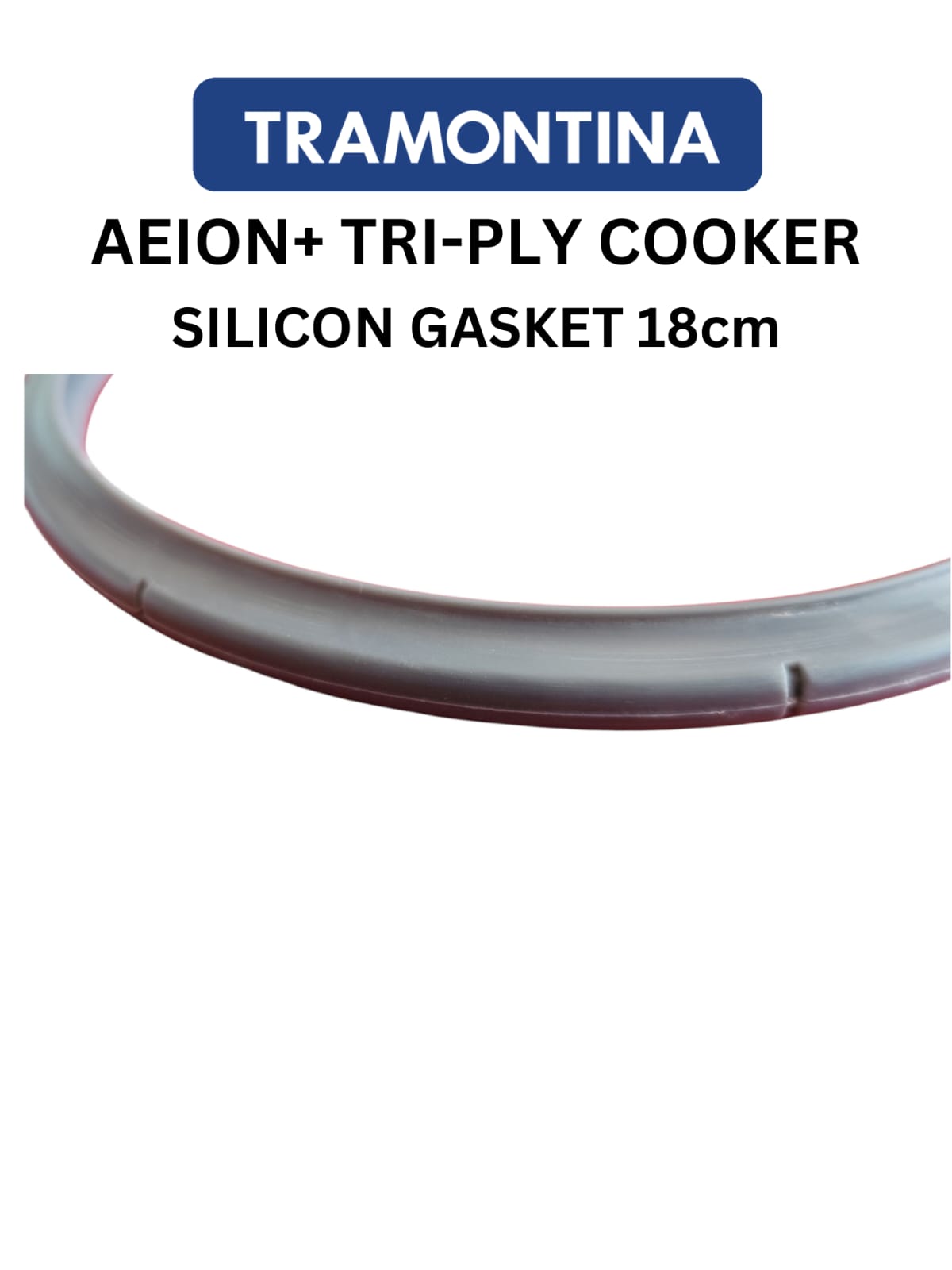 Tramontina Triply Cooker Silicone Gasket 18cm | Original Replacement Seal Ring