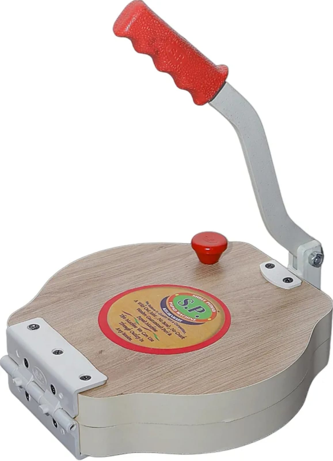 Wooden Roti Maker Press – Traditional Chapati & Puri Press for Cooking