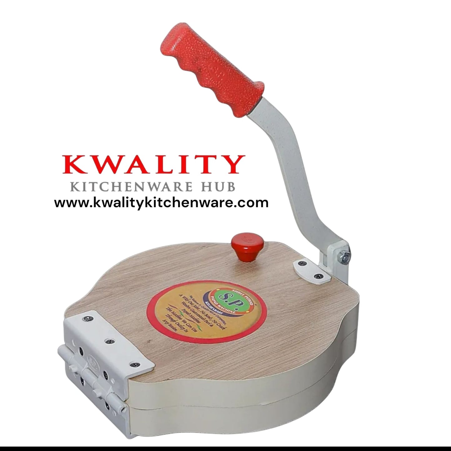 Wooden Roti Maker Press – Traditional Chapati & Puri Press for Cooking