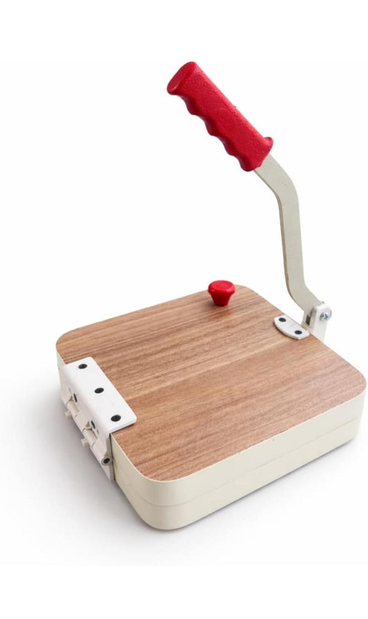 Wooden Puri Press - Tradition Puri Press for Cooking - Square - 11 INCH