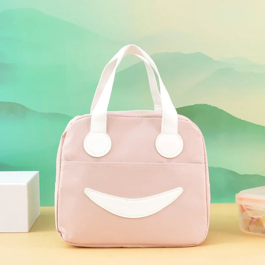 Smiley lunch bag with Stylish and elegant